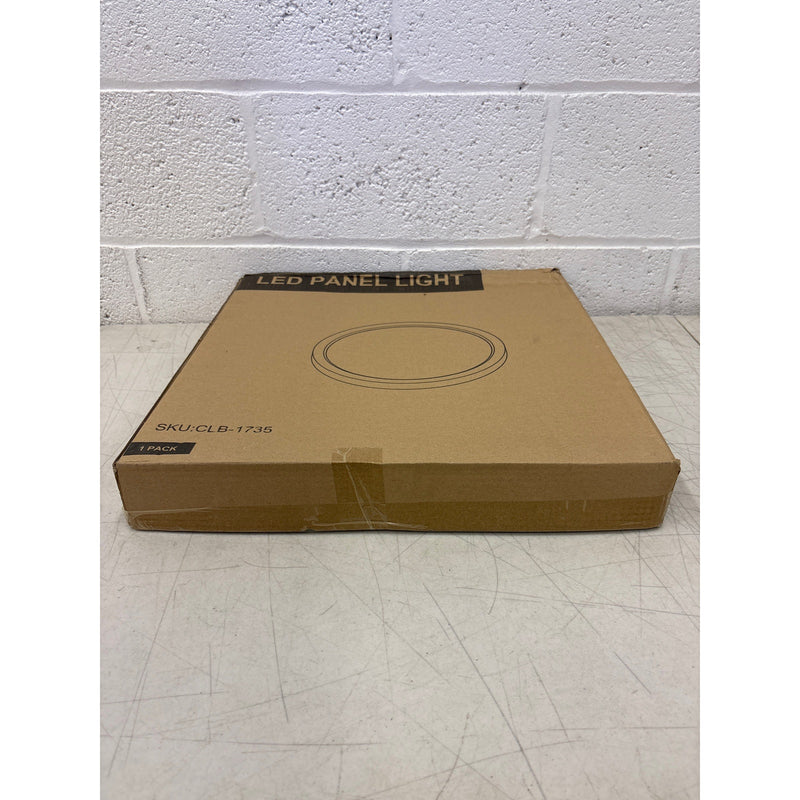 Hykolity 18" LED Round Flat Panel Light, White, 32W, 3200lm, 3000K/4000K/5000K