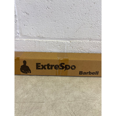 ExtreSpo 47" EZ Curl Bar Weight Lifting Bar Hip Thrusts/Squats/Lunges 1" Weights