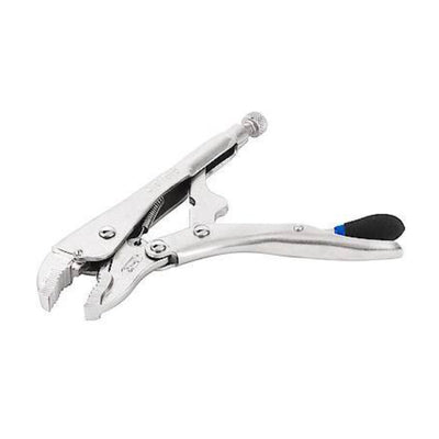 DieHard Curved Jaw Locking Pliers 7", Knob to Adjust Pressure, Resists Corrosion