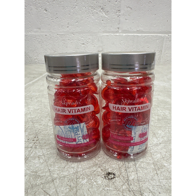 Lot Of 2- Skpradis Hair Vitamin Oil Capsules 40 Capsules Each - SEALED