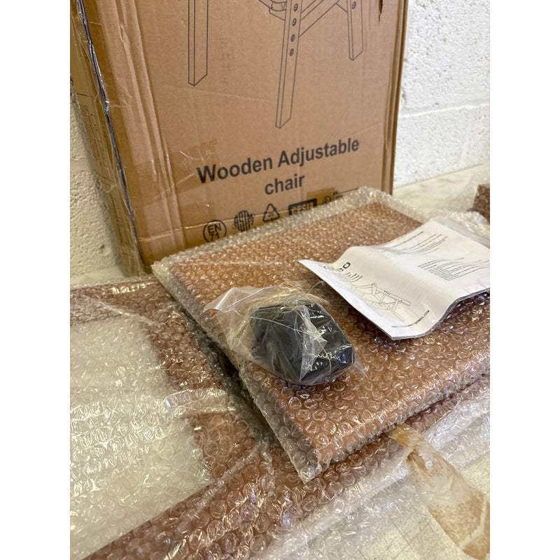 Yoleo Wooden High Chair for Toddlers to Teens, Adjustable Dining Feeding Chair