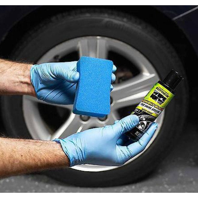 Wipe New Midnight Black Tire Shine Kit, Ultimate Tire Shine, Wet Look 8 Fl Oz