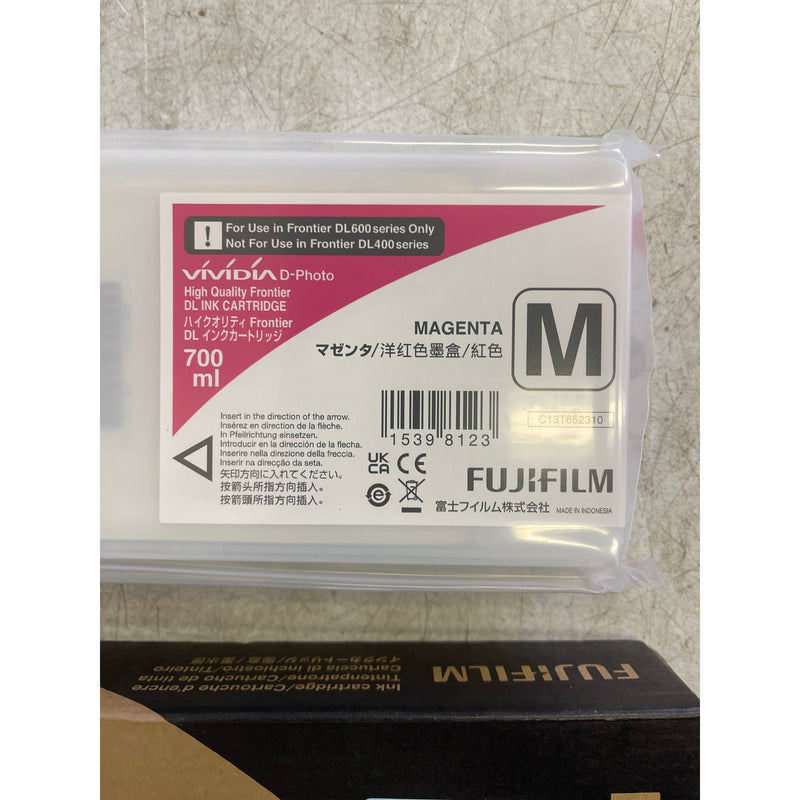 Genuine Sealed Fujifilm DL600 Magenta Ink Cartridge Exp.2024 700mL C13T652310