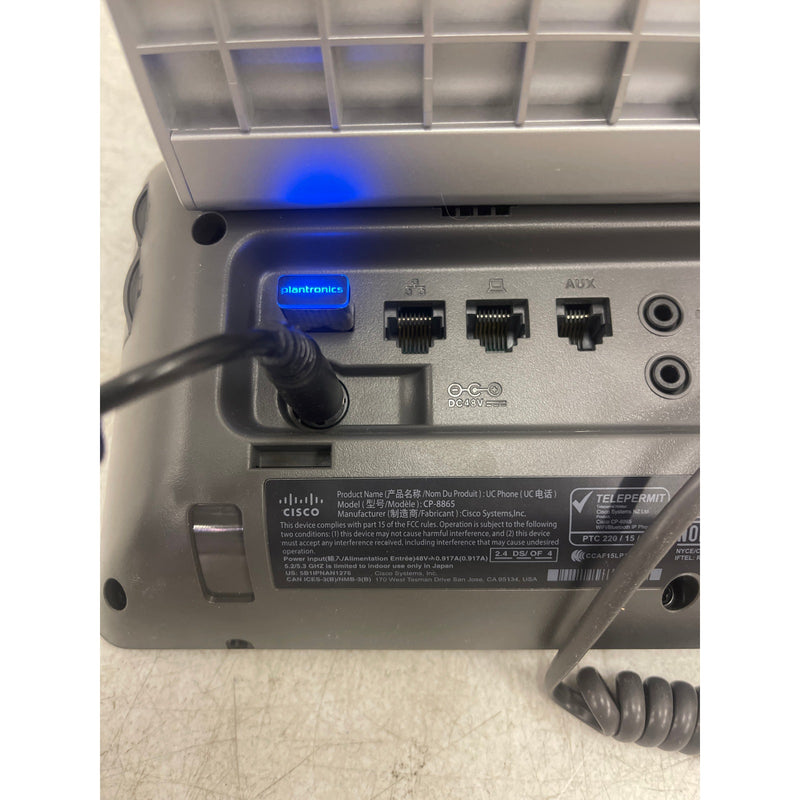 Cisco CP-8865 IP Phone with Webcam and Video Calling Capability - Black