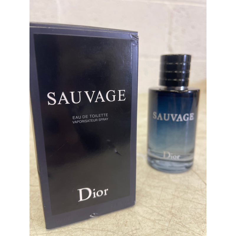 Christian Dior Sauvage Eau De Toilette Spray for Men, 3.4 Fluid Ounce Wood