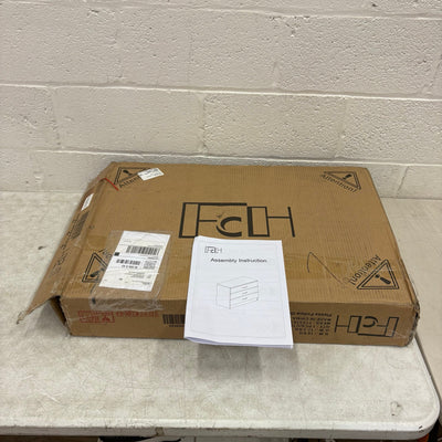 FCH Modern Simple 3-Drawer Dresser, 25.98" x 13" x 22.05" Furniture - Black