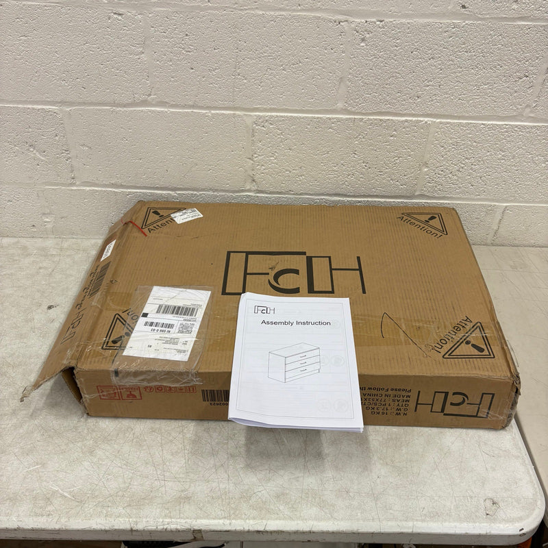 FCH Modern Simple 3-Drawer Dresser, 25.98" x 13" x 22.05" Furniture - Black