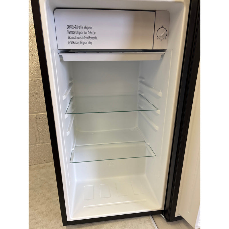 DENTED Whirlpool 3.3cu ft Mini Refrigerator Adjustable Thermostat, Freezer Black