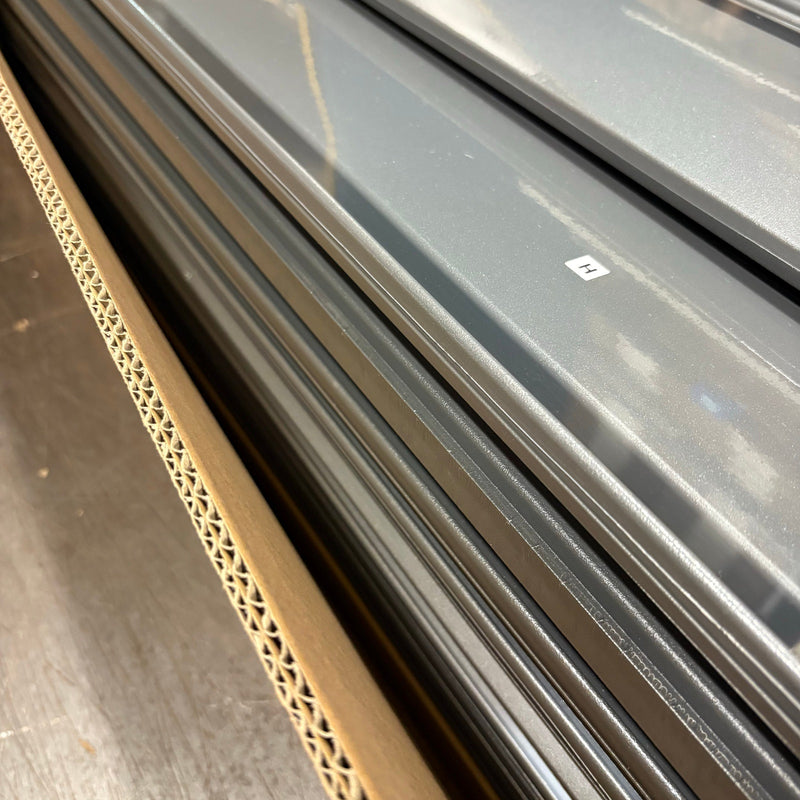 60-Pcs Aluminum Louvered Roof Panels for Pergola, Gray, 54"x5" TS302GR1