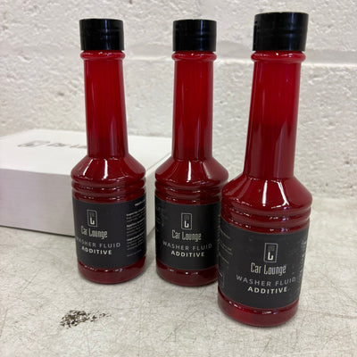 Car Glass Cleaning Kit, 3-Washer Fluid Additive, 1-Glass Restore Paste, 1-Sponge