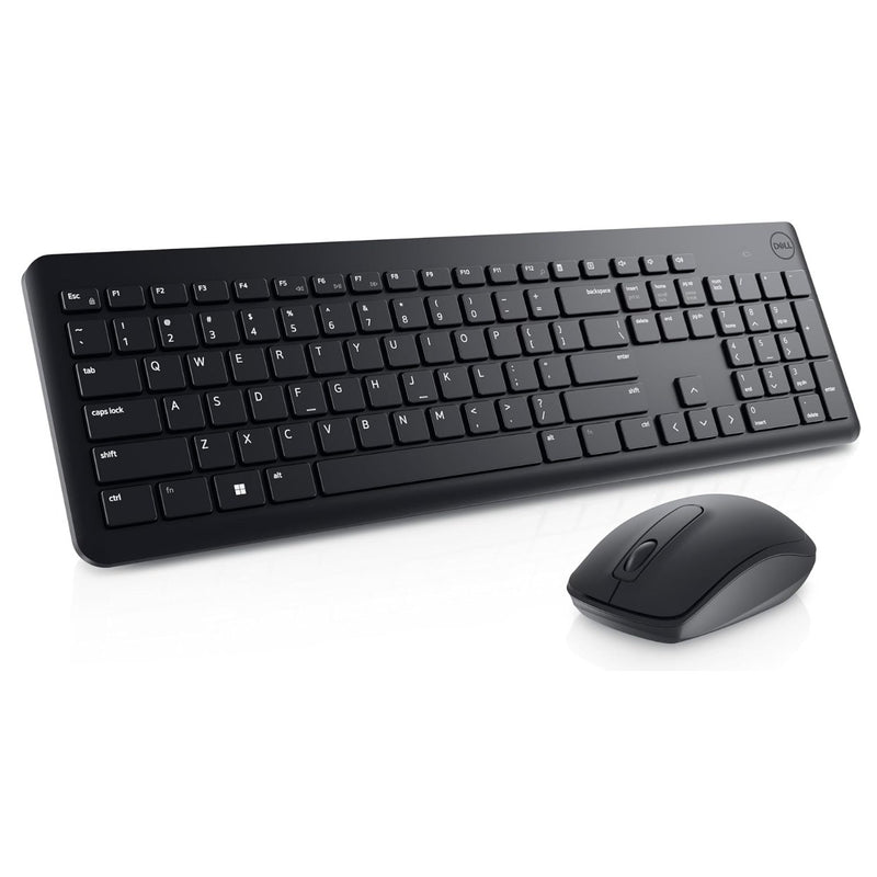 Dell Keyboard & Mouse, Wireless, Adjustable Tilt, Numeric Keypad - Black KM3322W