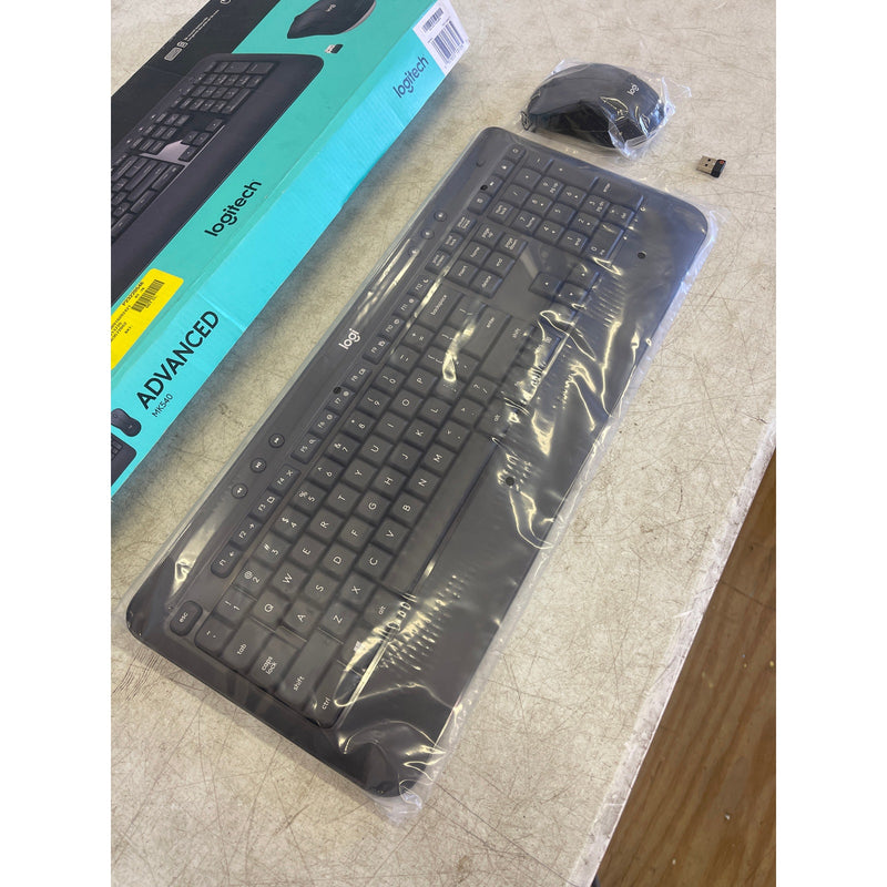 Logitech - MK540 Full-size Advanced Wireless Membrane Keyboard and Mouse Combo