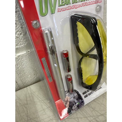Certified A/C Pro UV Leak Detection Kit UV Light with Safety Glasses Auto Tools