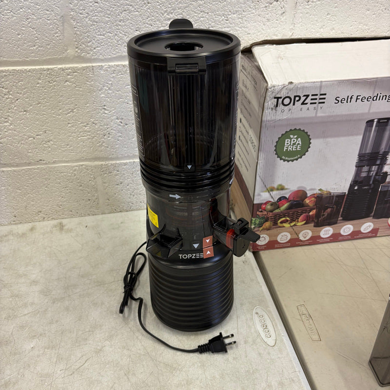 Topzee Self feeding Slow Masticating Juicer, One Speed JE120-332M00B SEE DETAILS