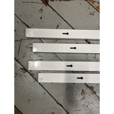 Lot of 4 Lithonia Lighting Track Lighting Sticks 8' Matte White Linear Track