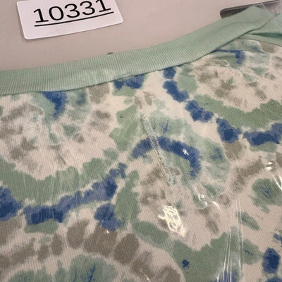 Koolaburra by UGG Pet Pajama Dog Shirt, Long Sleeve 20-21" Collar, Aqua Swirl XL