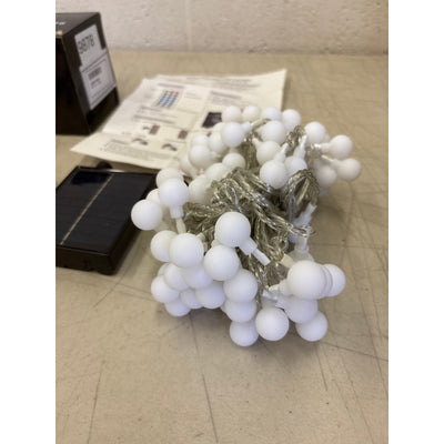 LumosGlow 55FT Solar Color-Changing String Lights 100LED, 1200mAh 8 Modes IP67