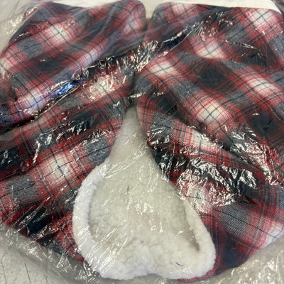 Koolaburra by UGG Pet Cozy Pajama w Hood Dog 20-21" Collar Red Plaid, Xtra Large