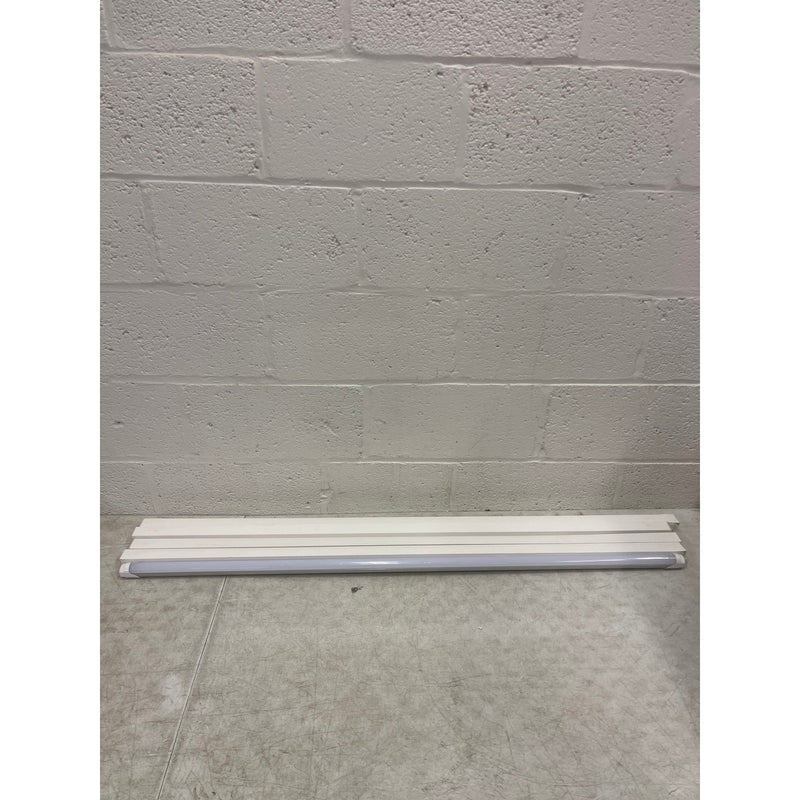 4-PACK JESLED Dual Row T8 LED Tube Light 4FT 24W Clear 3200Lm Double Ended Power