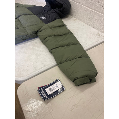 Reebok Men's Winter Jacket Varsity Green/Black Full Zip Up OMRB1038 - Large