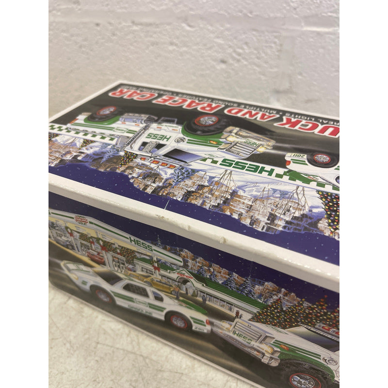 2011 HESS TOY TRUCK & RACE CAR BRAND NEW IN ORIGINAL BOX - Collectable