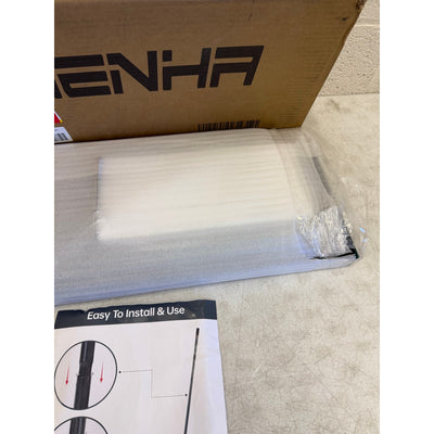 UUMENHA Heavy Duty Lawn Leveling Rake, 30"x 10", 6.5FT Steel Handle