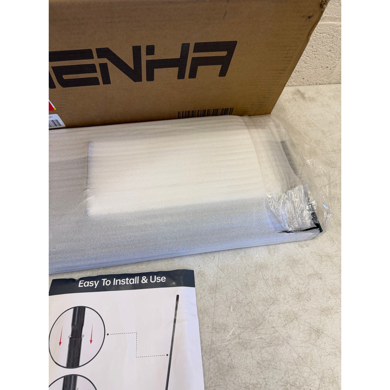 UUMENHA Heavy Duty Lawn Leveling Rake, 30"x 10", 6.5FT Steel Handle