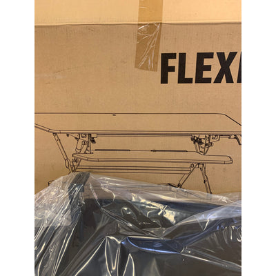 FlexiSpot Standing Desk 47" Computer Riser w Keyboard Tray BLACK M3B SEE DETAILS