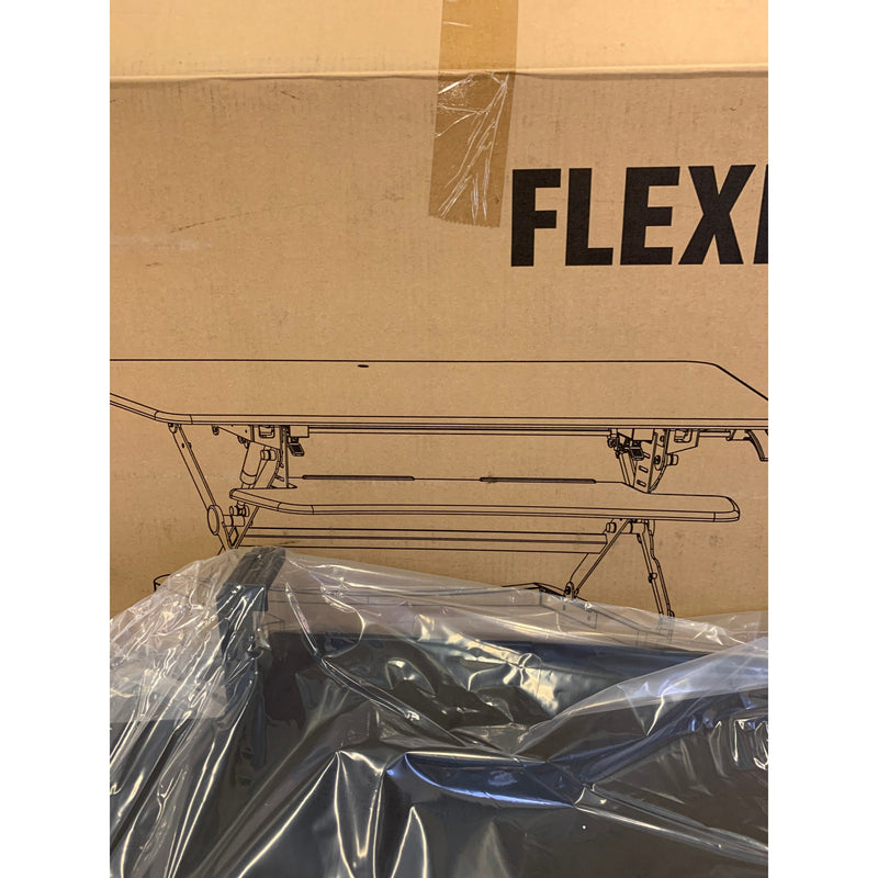 FlexiSpot Standing Desk 47" Computer Riser w Keyboard Tray BLACK M3B SEE DETAILS