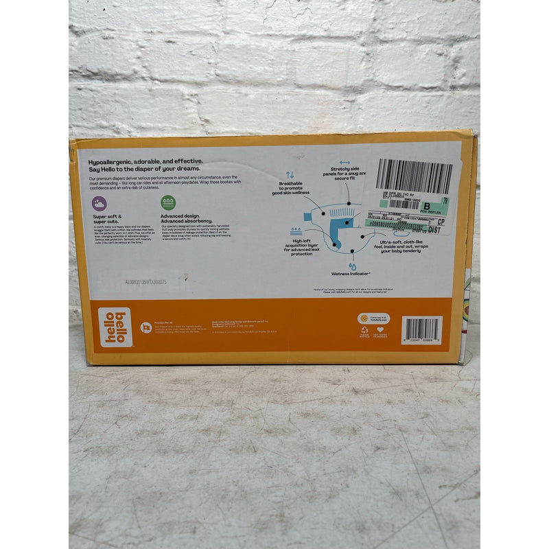 Hello Bello Diapers, Size 2, 74 Count, 10-16 lb, Hypoallergenic, Leak Protection