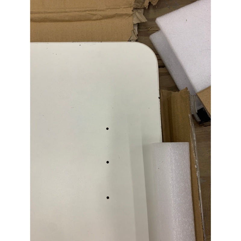 FLEXISPOT Desk Top ONLY No Frame White 48" x 30" Rounded Rectangular SEE DETAILS