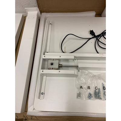 FlexiSpot Standing Desk Adjustable for Sitting Standing White 48"x24"SEE DETAILS