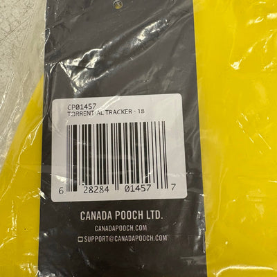 Canada Pooch Torrential Tracker Dog Rain Jacket 18" Back w Pockets, Reflective