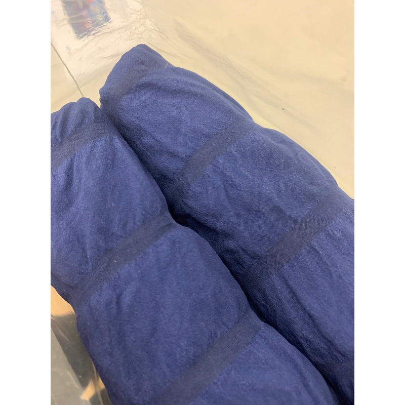 SUSYBAO Queen Seersucker Duvet Cover Navy Blue Comforter 100% Cotton Soft