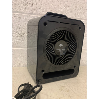 Vornado Forced Air Whole Room 1500-W 5118-BTU Electric Space Fan Electric Heater Furnace, Black