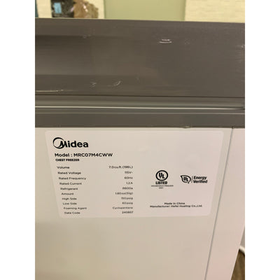 Midea 7 cu. Convertible Chest Freezer with Removable Storage, Cosmetic Blemishes