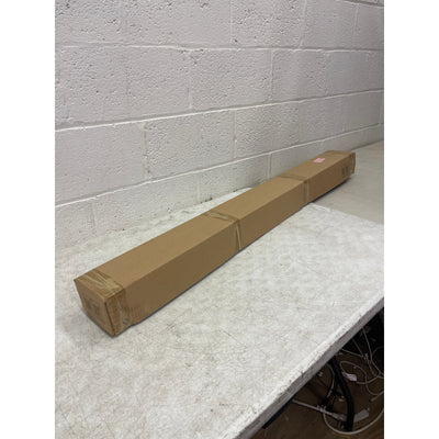 CAP Barbell 47" Regular E-Z Curl Bar For Weightlifting - 1" Thick with Clamps