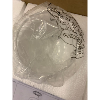 WINSHEN Black 2-Lights Wall Sconce Lighting with Seeded Glass Lampshades