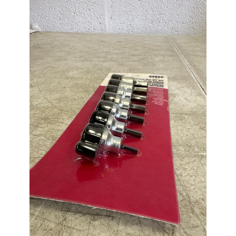 Lisle Metric Hex Bit Wrench Set, 3, 4, 5, 6, 7, 8, 10 mm, Hand Tools - 33850