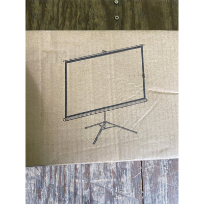 VIVO 100" Portable Indoor Outdoor Projector Screen Pull Up Tripod, PS-T-100
