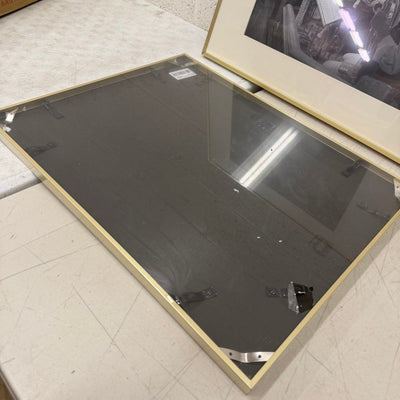 Set-of-2 16x20 Gold Aluminum Picture Frames with Tempered Glass