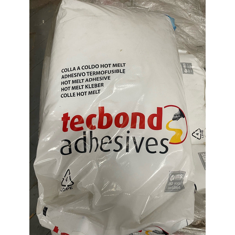 Pallet of 15 Bags TEC Bond 7731F Bulk Packaging Hot Melt, 44lb Bags, 7/7/23