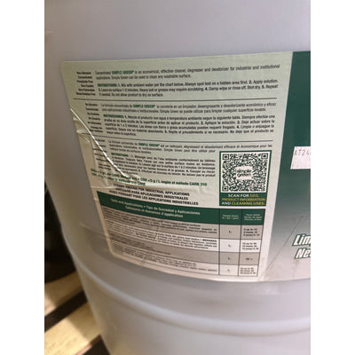 Simple Green Industrial Cleaner & Degreaser, Concentrated, 55 gal Drum 13008