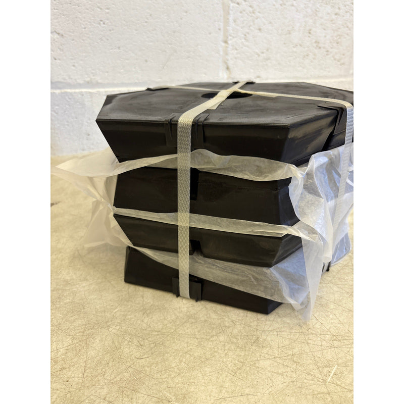 PACK OF 4 RV Leveling Pads 9" Round Landing Feet Jack Stabilizers 5000lbs CAP