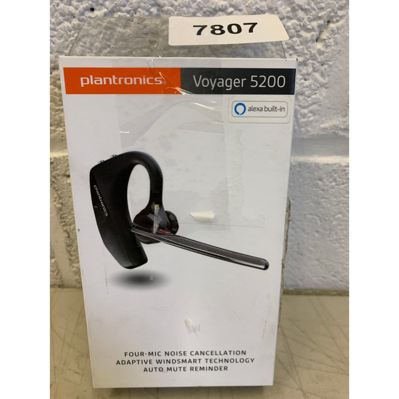 Headset Only Plantronics Voyager 5200 Bluetooth Headset, w Noise-Canceling Mic