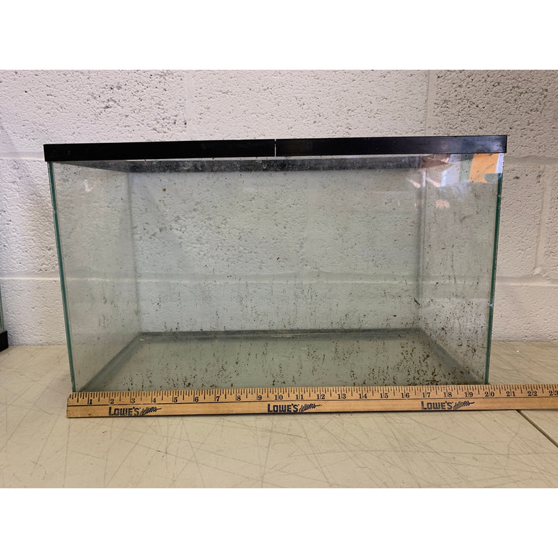 10 Gallon Fish Tank Reptile Enclosure, Terrarium, Aquarium NO LID 20" x 10"