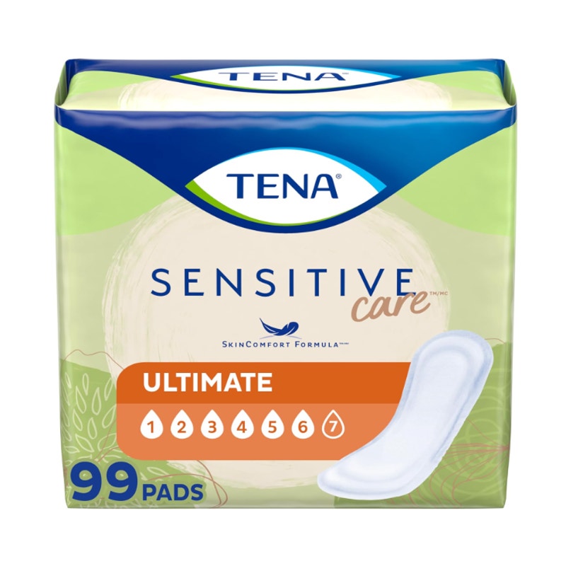 TENA Incontinence Pads, Bladder Control & Postpartum for Women 99 Count