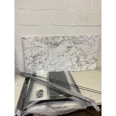 FlexiSpot Office Desk with Storage Bag 48"x24" - Marble White FD6W