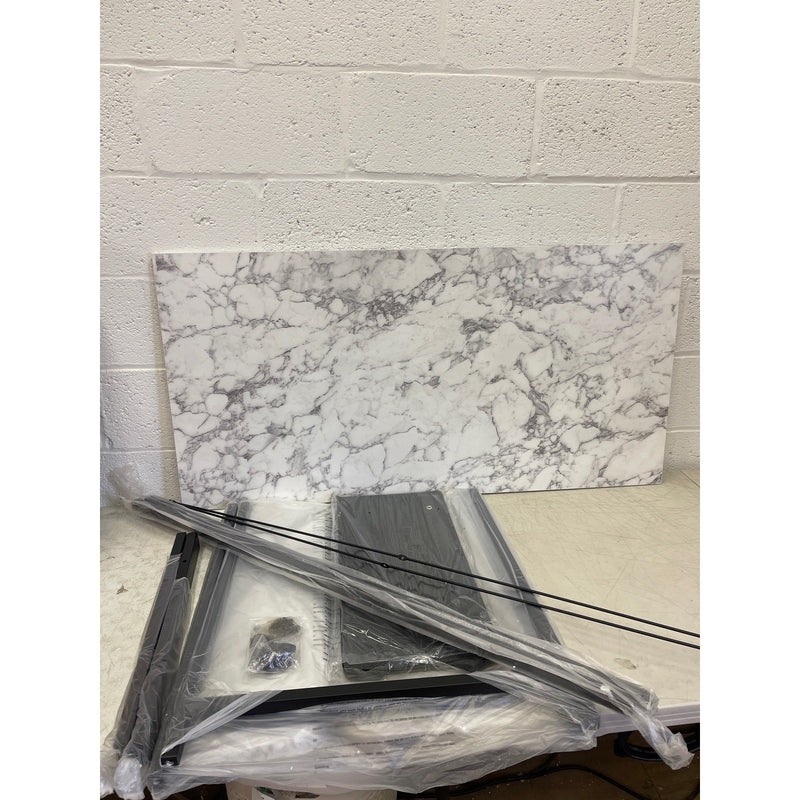 FlexiSpot Office Desk with Storage Bag 48"x24" - Marble White FD6W