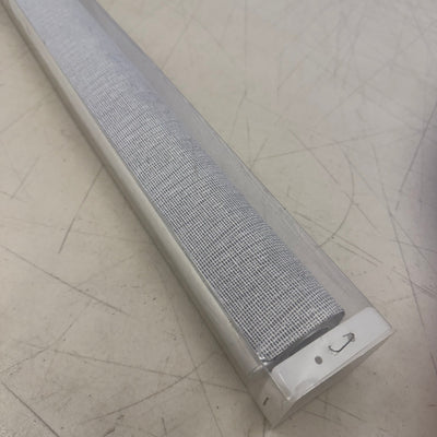 HOMEBOX 100% Blackout Roller Shade Striped Jacquard Blinds 43"x72" - Grey